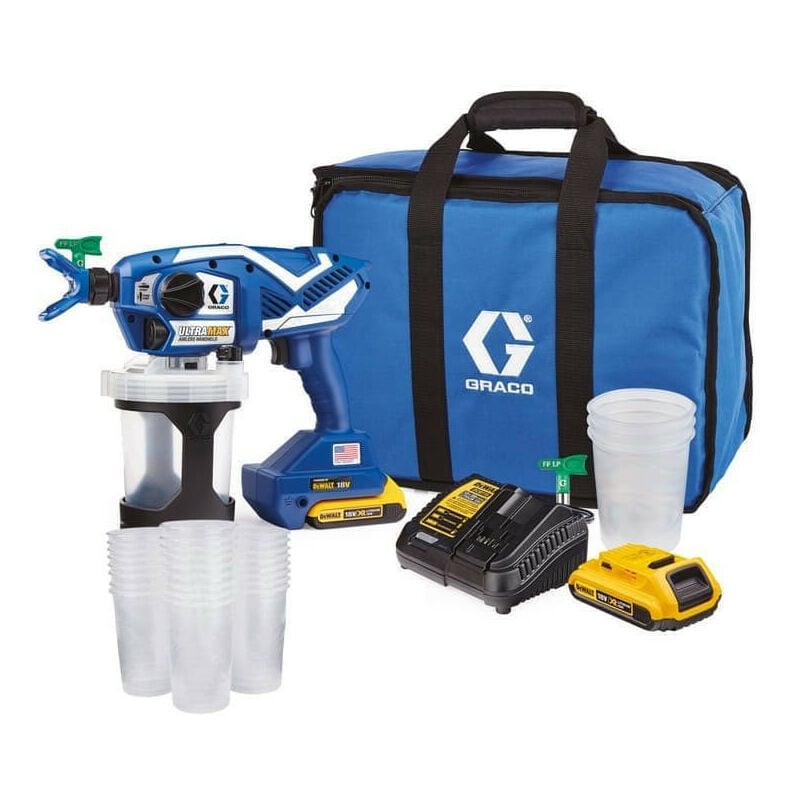 Graco - Pulvérisateur airless UltraMAX sans fil 18V (2x2,0 Ah) 138 bar 17P258X1