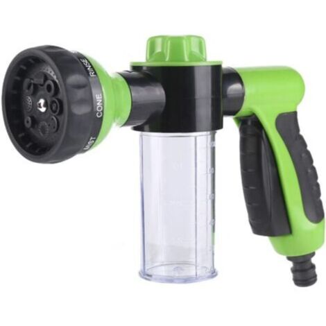 Pulvérisateur de jardin, buse de tuyau d'arrosage, 8 modes, réglable, pour le lavage de voiture, le nettoyage et le bain des animaux