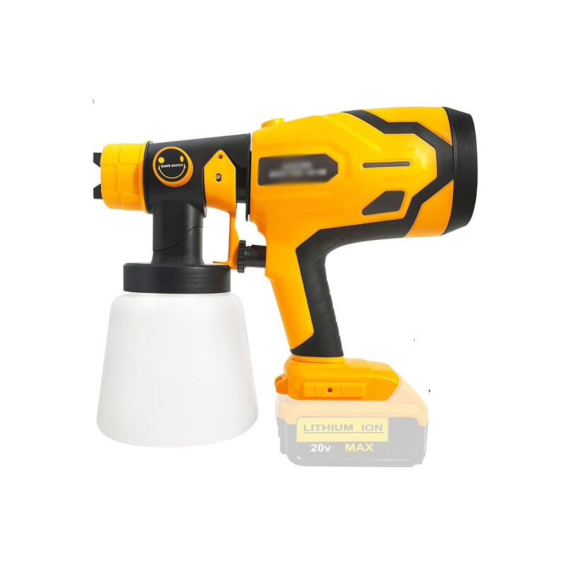 Sjqka - Pulvérisateur de peinture sans fil pour batterie dewalt 20 v Max (batterie non incluse), pistolet à peinture en aérosol hvlp