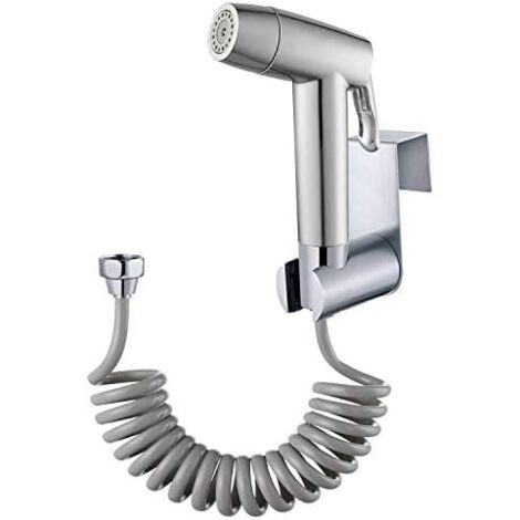 Pulvérisateur de toilette pour bidet - avec crochet réservoir d'eau et tuyau douche flexible télescopique en ABS 59" plomberietoilettes, pistolet pulvérisation salle bain