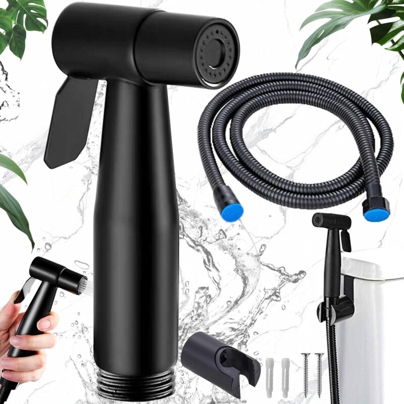 Dpzo - Pulvérisateur de toilettes pour bidet et de toilettes en acier inoxydable, Kit de pulvérisateur de bidet, pulvérisateur de robinetterie