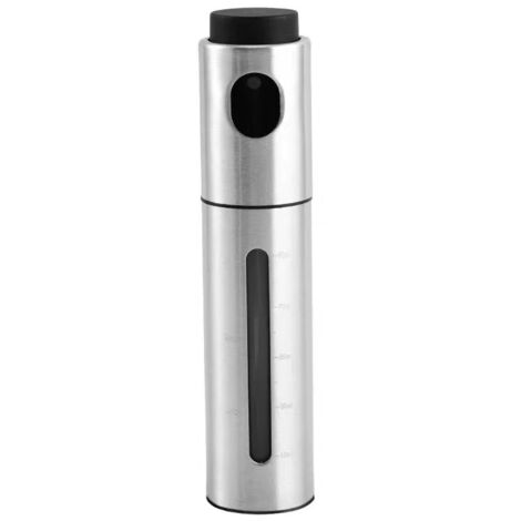 Pulvérisateur d'huile, flacon pulvérisateur d'huile de haute qualité en acier inoxydable et verre, pour une cuisine saine, pulvérisateur pratique pour un dosage précis, convient à toutes les huiles et