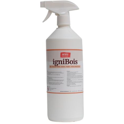 Pulvérisateur d’ignifugeant pour tous types de bois format 1L - 1L = jusqu’à 5,7m2 de bois ignifugé – Référence Ignibois