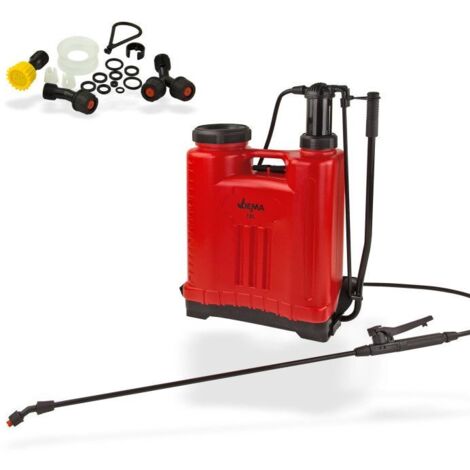 Pulvérisateur dorsal à pompe + lance - 18 litres