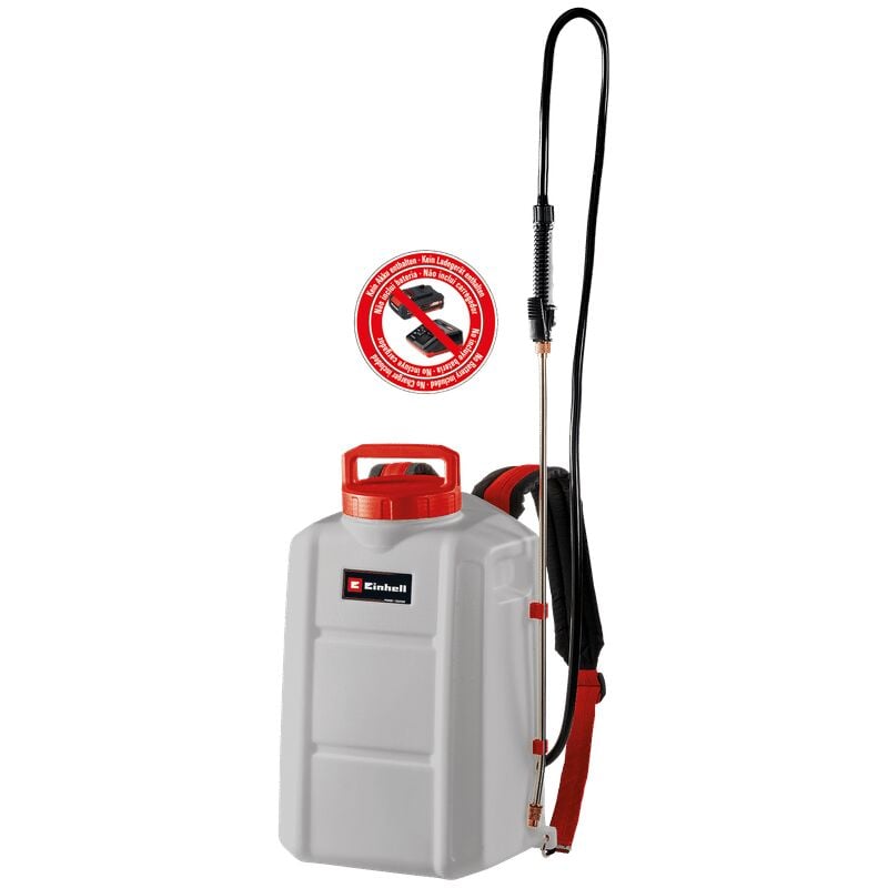 Einhell - Pulvérisateur à pression sans fil ge-ws 18/150 Li-Solo Power X-Change (18 v, réservoir de 15 l, buse en laiton, lance de pulvérisation en