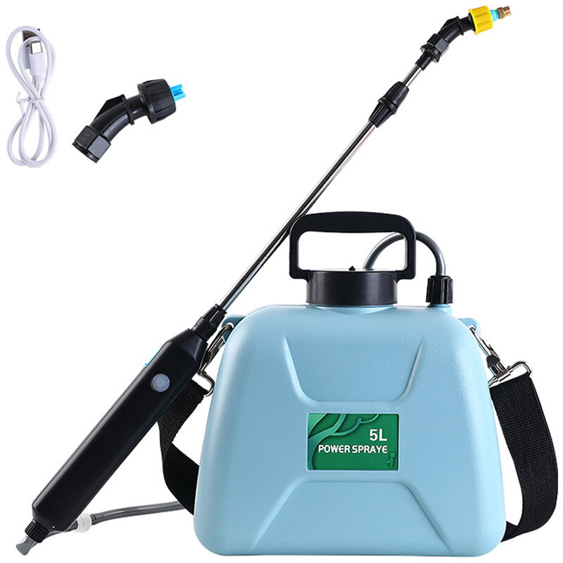 5L Arroseur à épaules rechargeable Pulvérisateur électrique portatif Outils agricoles Arrosoir Atomisation Bouteille d'arrosage Pulvérisateur d'eau