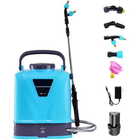 Pulvérisateur Électrique Automatique 10L pour Jardin, Pulvérisateur Portable Rechargeable, Arroseur Atomiseur à Épaule