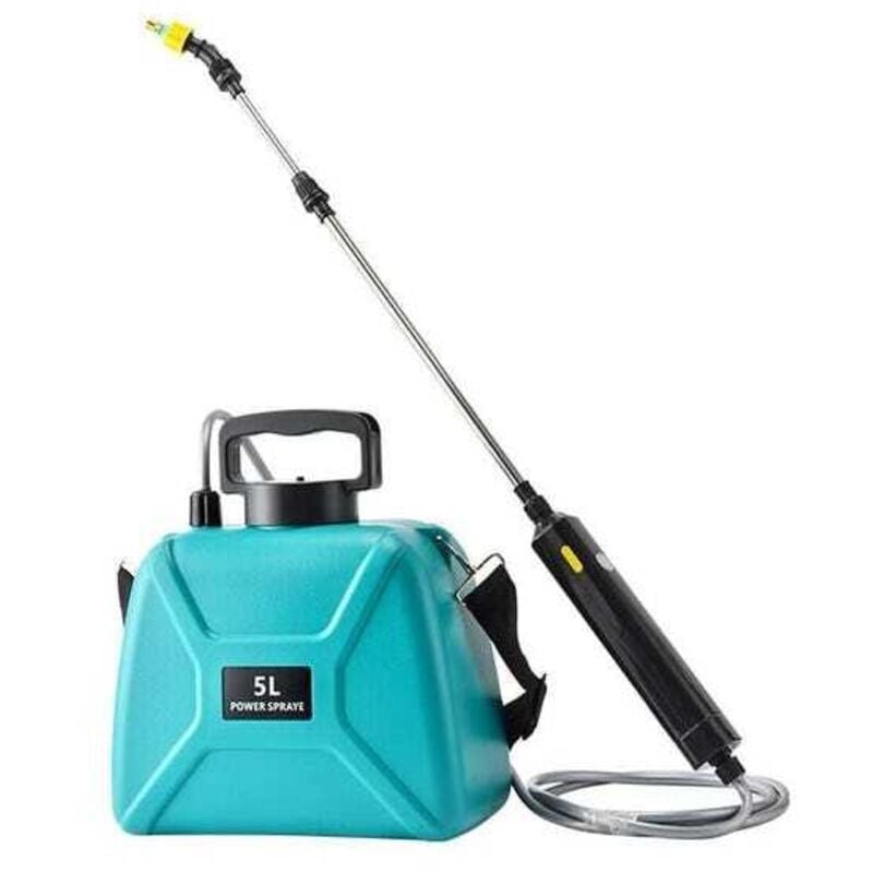 Pulvérisateur Électrique de Jardin avec 3 Buses Réglable, USBRechargeable, Pulvérisateur de Protection des Plantes pour Jardin (5L Pulvérisateur Vert)