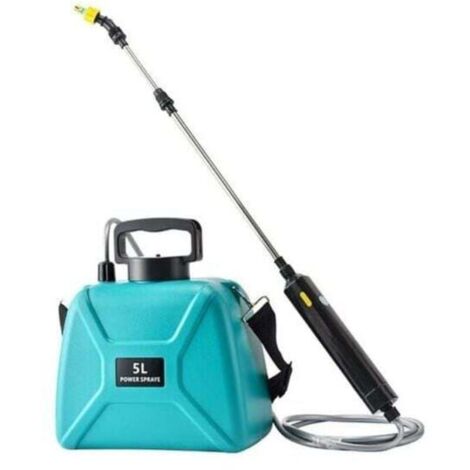 Pulvérisateur Électrique de Jardin avec 3 Buses Réglable, USBRechargeable, Pulvérisateur de Protection des Plantes pour Jardin (5L Pulvérisateur Vert)