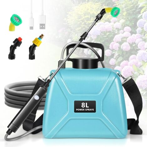 Pulvérisateur électrique de Style épaule, arrosoir de 8l avec pistolet de pulvérisation, monsieur automatique pour plantes de jardin, outil d'irrigation Rechargeable par USB