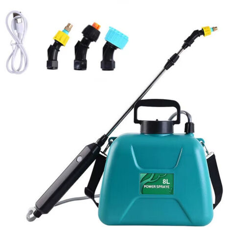 Pulvérisateur électrique de Style épaule, arrosoir de 8l avec pistolet de pulvérisation, monsieur automatique pour plantes de jardin, outil d'irrigation Rechargeable par USB
