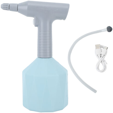 Pulvérisateur électrique portatif, arrosage automatique de jardinage domestique, pulvérisateur de jardin électrique bleu