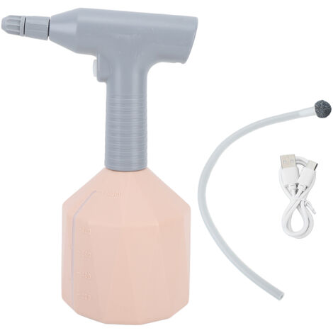 Pulvérisateur électrique portatif, arrosage automatique de jardinage domestique, pulvérisateur de jardin électrique rose
