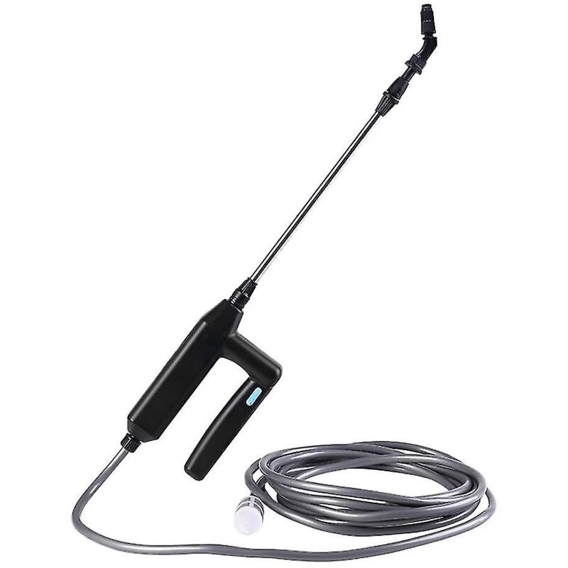 Fei Yu - Pulvérisateur électrique, pulvérisateur à batterie, pulvérisateur télescopique pour pelouse et jardin, 2 buses et tuyau de 5 m, recharge