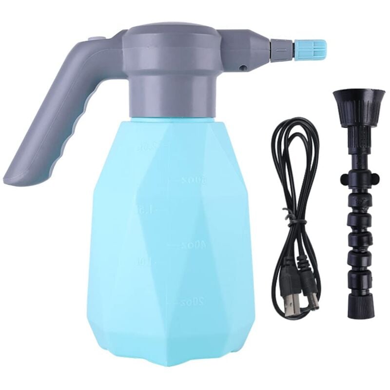 Pulvérisateur électrique USB rechargeable à 360° avec buse réglable et étanche pour irrigation agricole 2 L