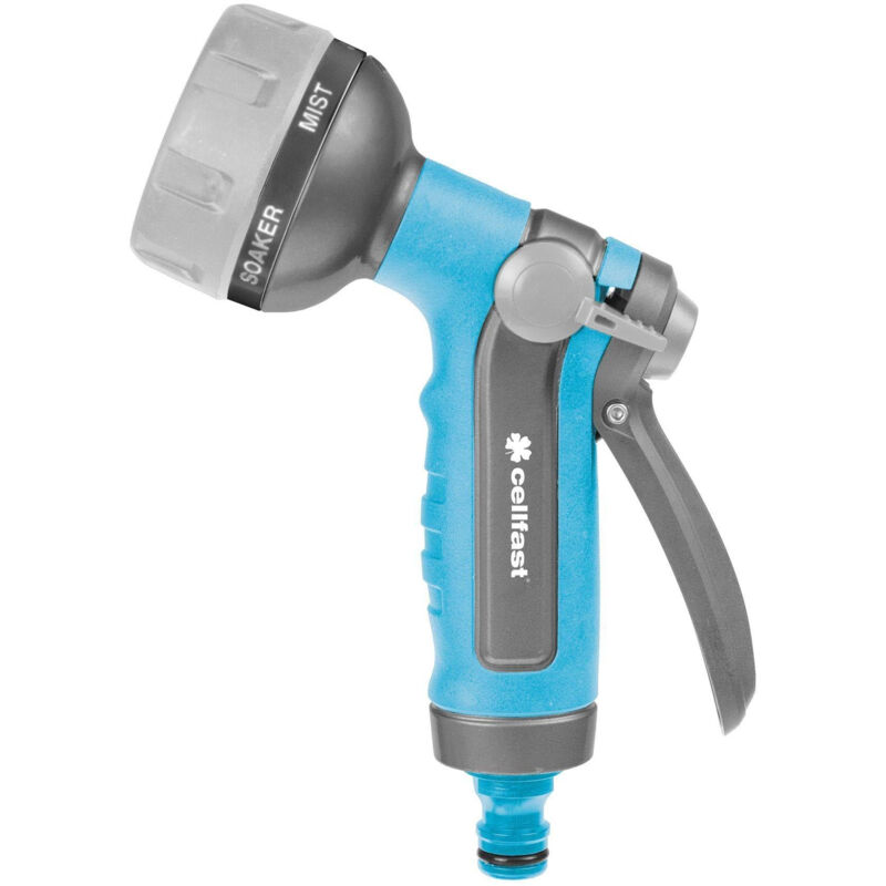 Pulse 52-029 pulse 6 arroseur de pistolet avec 6 fonctions douchette de jardin pistolet pulvérisateur buse de pulvérisa - Cellfast