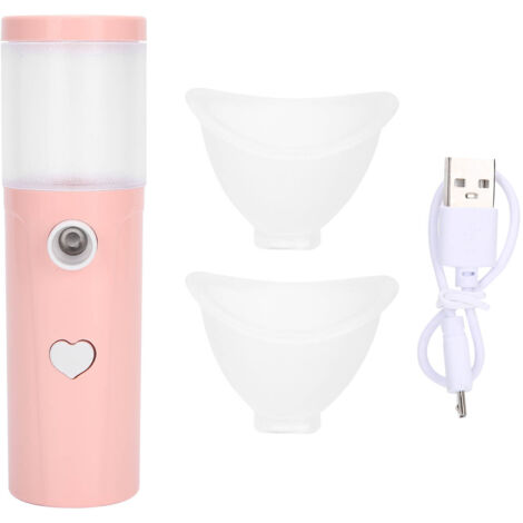 Pulvérisateur pour les Yeux Portable Rechargeable USB - Soin des Yeux en Brumisation Manuelle Rose