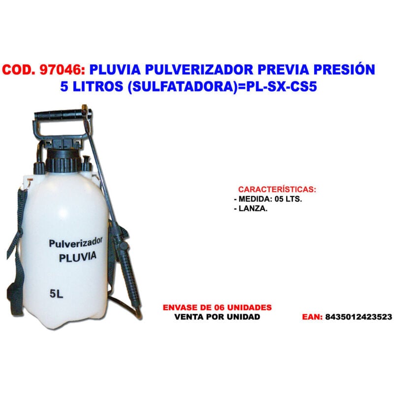 Fplus - Pulvérisateur pré-pression 5 l Pluvia PL-SX-CS5