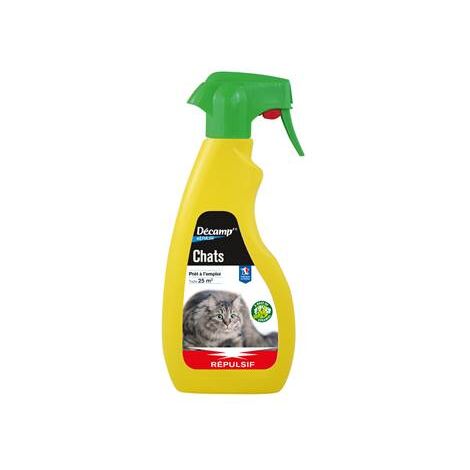 Pulvérisateur répulsif pour chat 500 ml – Généraniol 0,49% – Solution naturelle pour éloigner les félins – Facile à utiliser – Fabre Graines