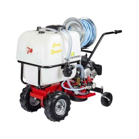 Pulvérisateur thermique 4T 190 cc – Pression 30 bars – Cuve 120 L – Tuyau 20 m pour surfaces étendues – Moteur B&S 675 SERIES – Eurosystems