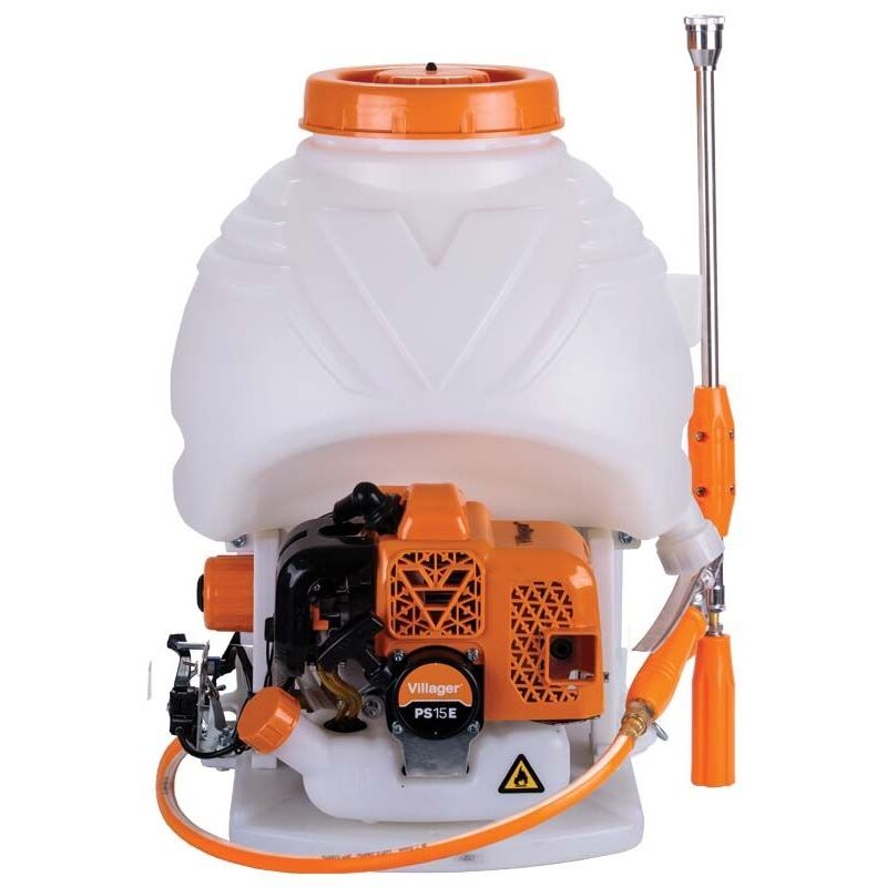 Pulvérisateur thermique à dos 25cc haute pression réservoir 15 l Villager PS15E