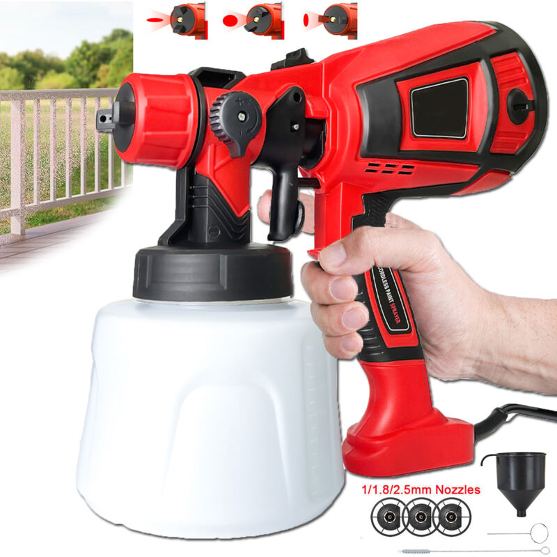 Teetok - Pulvérisateurs de jardin, 1200ML Pulvérisateur de voiture Clôture Mur Sol Pulvérisateur de peinture Pistolets à peinture Airless hvlp