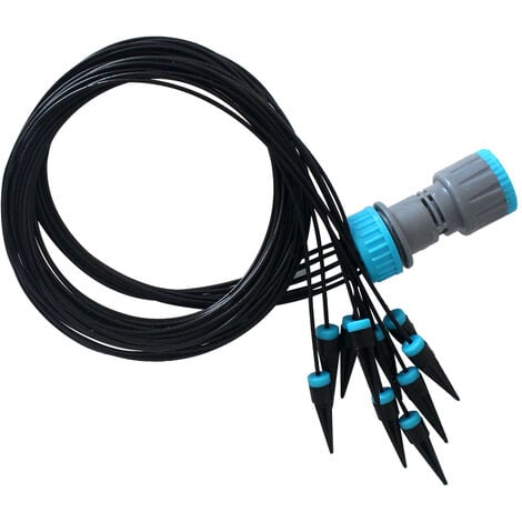 Pulvérisation d'irrigation automatique 10 têtes de 1,6 mètres de long système d'irrigation goutte à goutte pour l'arrosage du jardin