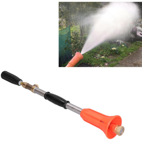 Pulverizador agrícola de alta presión con mango antideslizante, boquilla de cobre, ajustable y de largo alcance – rosca externa G1/2
