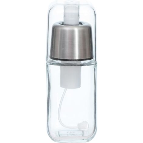 Pulverizador de Aceite con Bomba de Aire, 180 ml, Cuerpo de Vidrio, Pulverización Constante y Fina, Apto para Lavavajillas, Idóneo para Aliñar Ensaladas y Cocinar con Poca Grasa, 1 ud.