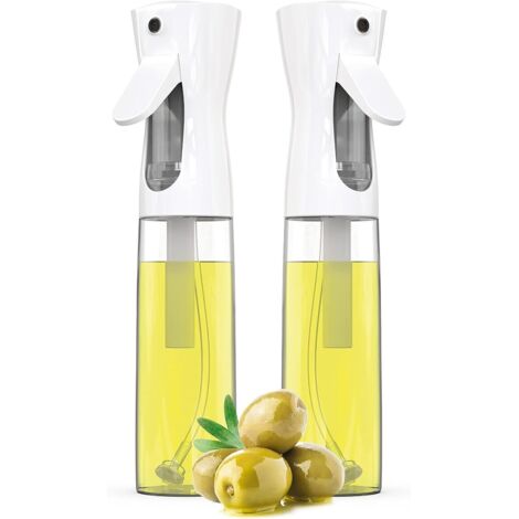 pulverizador de aceite Spray de aceite para la cocina, botella rociadora de aceite para parrilla de gas, 2 piezas, spray de aceite de oliva, dispensador de aceite para ensaladas, para cocinar, rociado