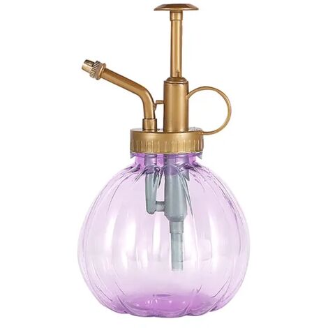 Pulverizador de plantas en aerosol, regadera de 350 ml para flores, plantar suculentas, maceta de jardín, pequeñas herramientas de jardín, accesorios (malva)
