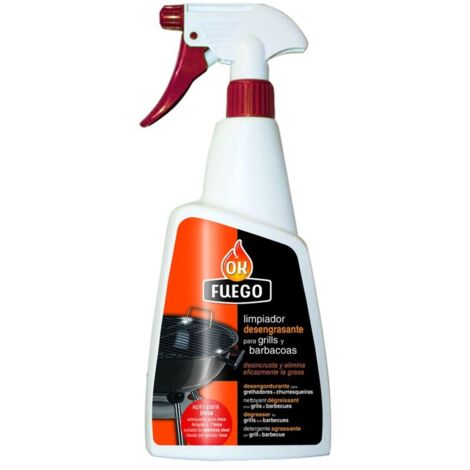 Pulverizador desengrasante para barbacoas de acero inoxidable, 750 ml