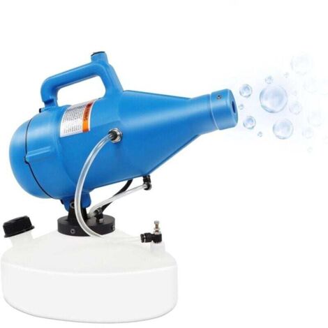 Pulverizador eléctrico ULV de 4,5 L, portátil, 1400 W, atomizador desinfectante, alcance de 8-10 m, para hogar, hotel, oficina y jardín.