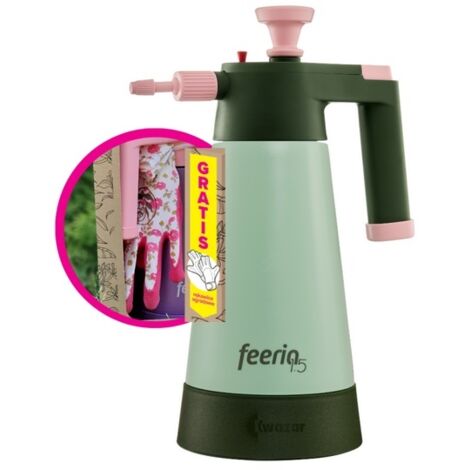 PULVERIZADOR FEERIA CAPACIDAD 1.5L MENTA CON GUANTES - KW WCO.2149