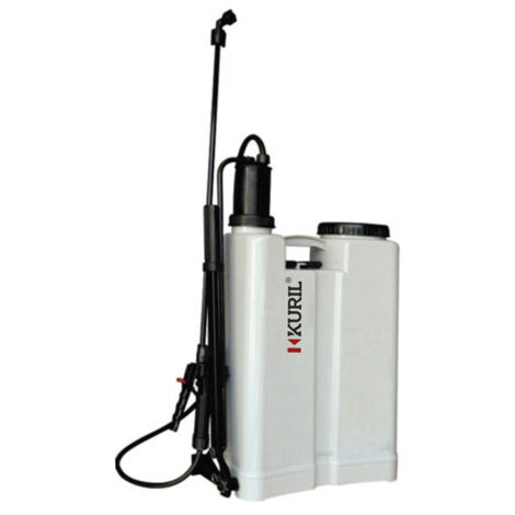 Pulverizador Kuril 16L Polietileno  Bomba Pistón  Presión 2-4 bar  Kit Boquillas