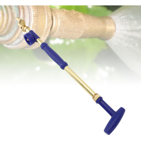Pulverizador manual a presión, de doble boquilla, fabricado en cobre y acero inoxidable, incluye manguera, para jardín y plantas, ligero y portátil.
