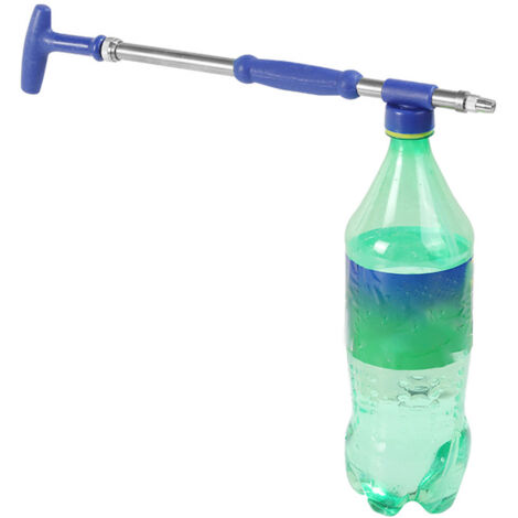Pulverizador manual de jardín con función de presión  Conexión para botella de plástico de 27 mm  Atomización y chorro de agua