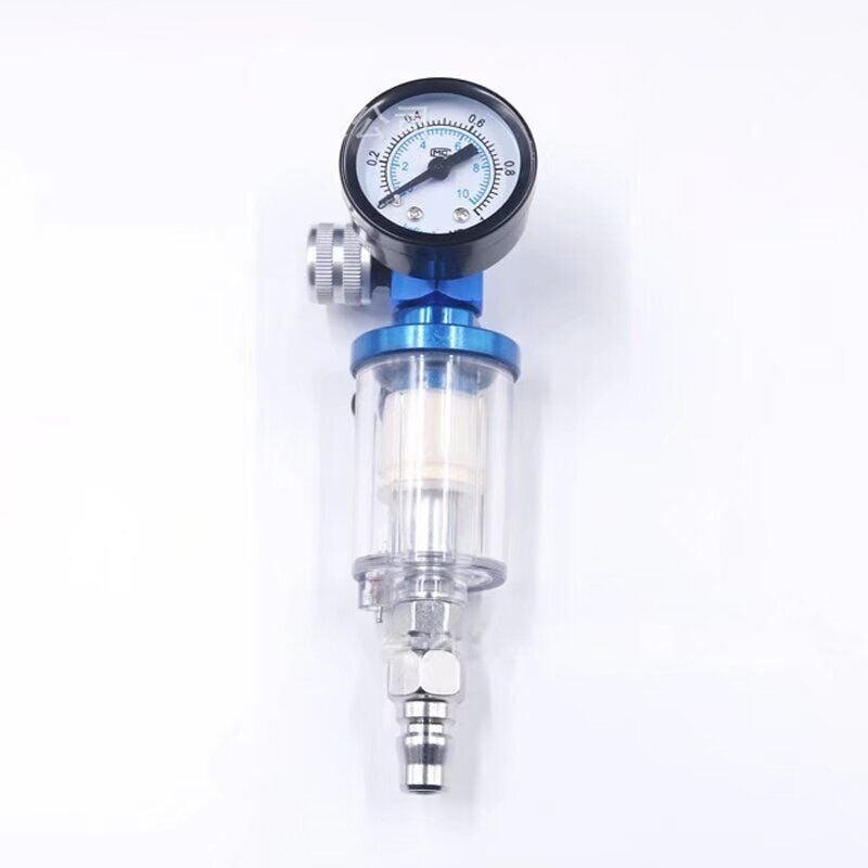 Pulverizador neumático con regulador de aire y contador + Separador de aceite y filtro de agua, AAFGVC