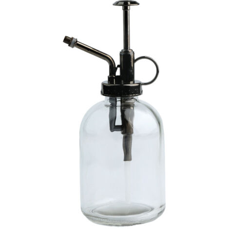 [Pulverizador para plantas] [Para uso doméstico] con cabezal pulverizador de estilo vintage (ABS + vidrio) para cactus