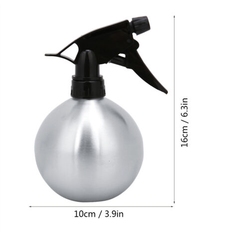 Pulverizador portátil de jardín de 500 ml fabricado en acero inoxidable resistente con patrón de pulverización ajustable para plantas y flores.