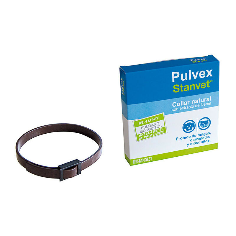 

Collar antiparasitario pulvex, para perros y gatos, 4 meses de protección, 60 cm - Stanvet