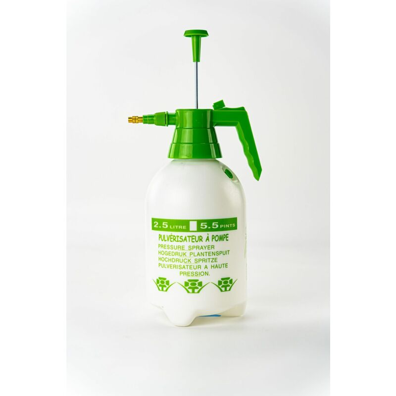 Pulvérisateur à pression - Suan - Multiusages pour le jardin et la maison - Contenance : 2500 ml - Vert