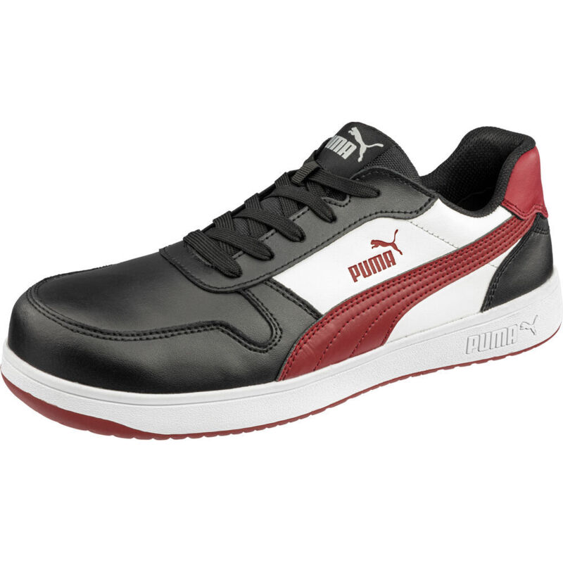 Puma - Halbschuh Frontcourt S3 Blk/wht/red T.47 640200201000047