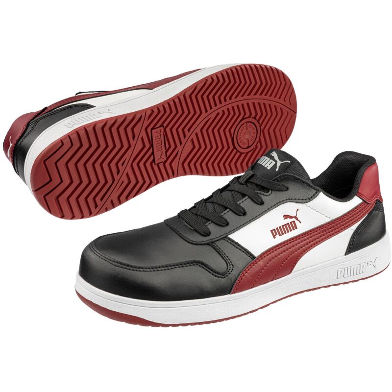Puma - Frontcourt Blk/wht/red Low S3l Esd Fo Hro Sr Sicherheitsschuhe - 44 Eu