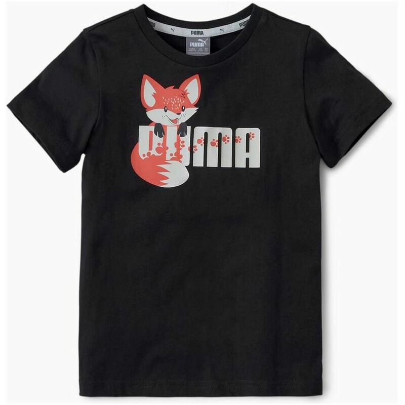 

Camiseta de Manga Corta Infantil ANIMALS TEE 583348 01 37 27 Negro 5 Años - Puma