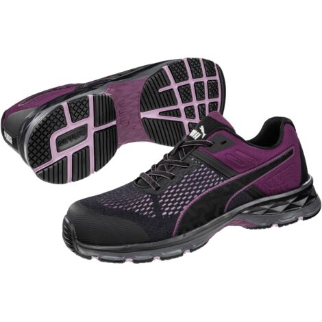 PUMA Define WNS Low 643920234000039 antistatique (ESD) Chaussures basses de sécurité S1P Pointure (EU): 39 noir, lilas 1 paire(s) V954593