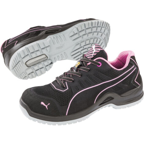 PUMA Fuse TC Pink Wns Low 644110-42 ESD Sicherheitsschuh S1P Schuhgröße (EU): 42 Schwarz, Rosa 1 St.