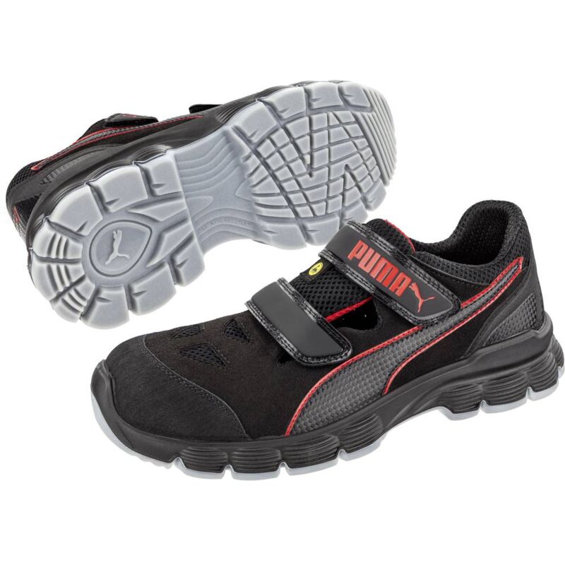 Image of Puma Safety Shoes - puma Safety Aviat Low esd src 640891-44 Scarpe esd di sicurezza S1P Taglia delle scarpe (eu): 44 Nero, Rosso 1 pz.