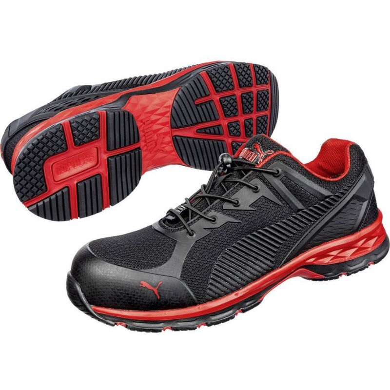Puma fuse motion 2.0 red low 643890-43 esd Scarpe di sicurezza S1P Taglia delle scarpe (eu): 43 Nero, Rosso 1 pz.