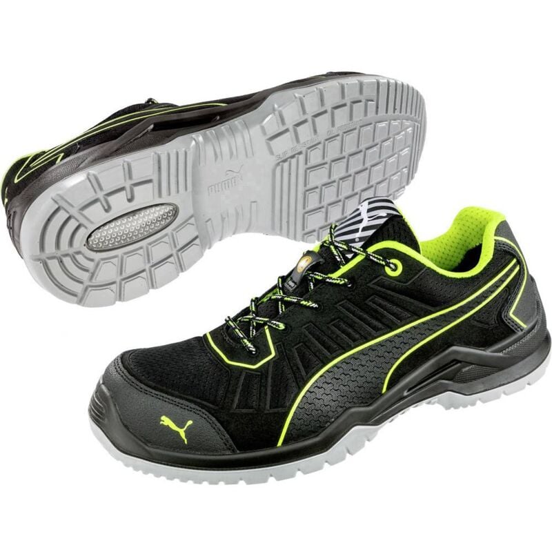 Image of Puma Safety Shoes - puma Fuse tc Green Low 644210-43 esd Scarpe di sicurezza S1P Taglia delle scarpe (eu): 43 Nero, Verde 1 pz.